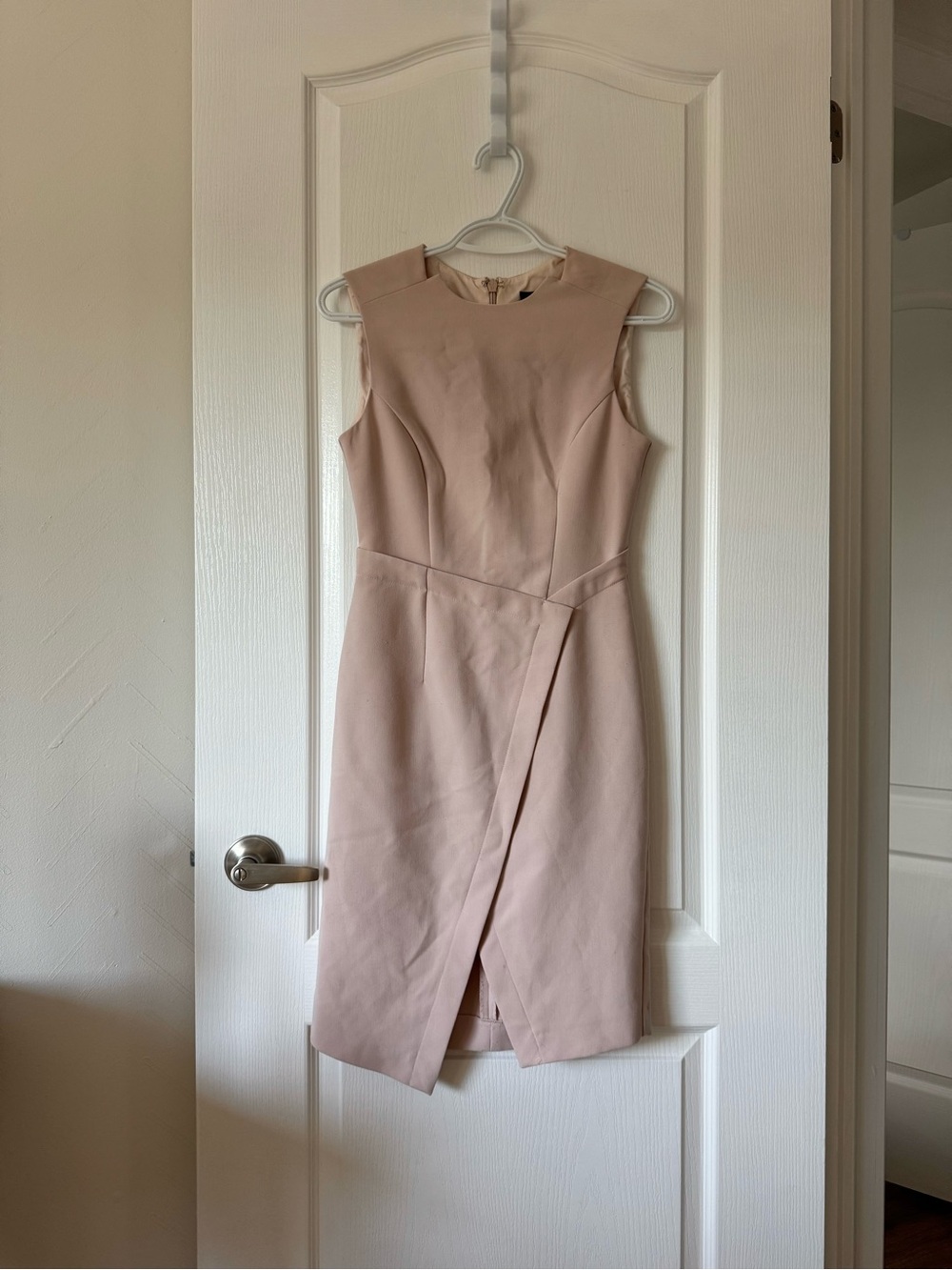 Topshop crossover structured dress